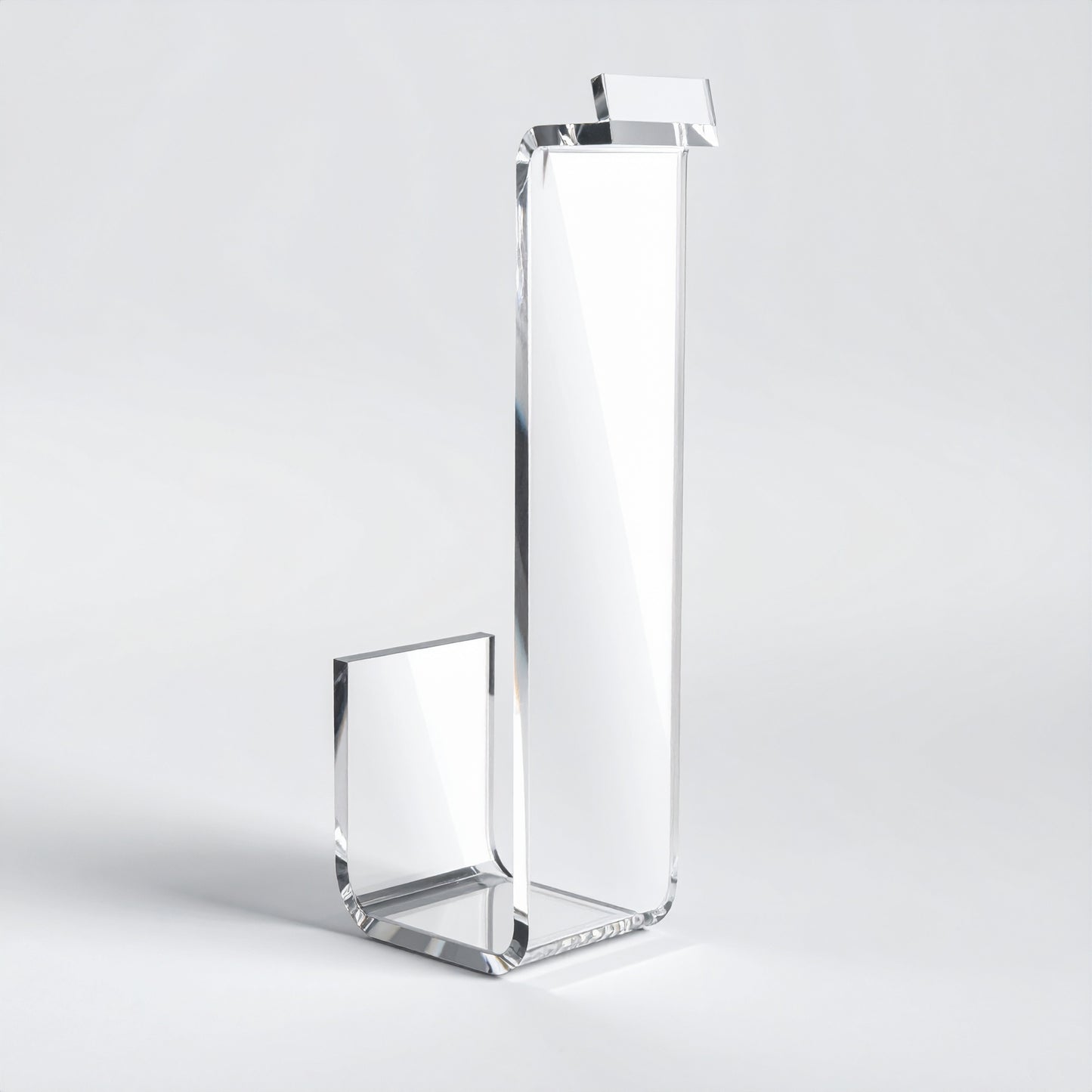 Acrylic Slatwall J-Hook — Clear Display Hook