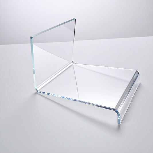 Tube Rack Pull-Out Tray — Clear Acrylic Lab Organizer – clear acrylic bin, organizer, or holder for retail, office, or countertop use, size . Made in the USA by WebAcrylics.