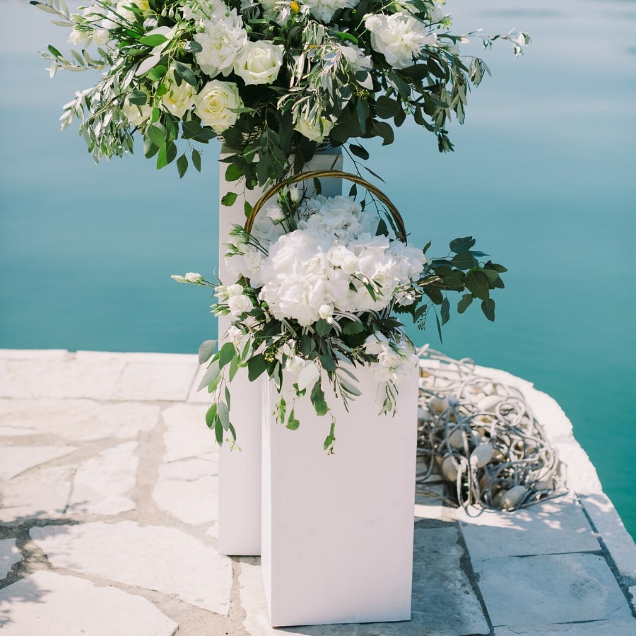 Tall Square Acrylic Pedestal — Clear, Black, or White – clear acrylic display stand for retail, showroom, or countertop use, size Clear. Made in the USA by WebAcrylics.