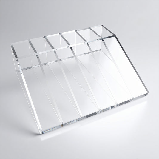 Acrylic Bill Strap Organizer — Clear Currency Band Holder