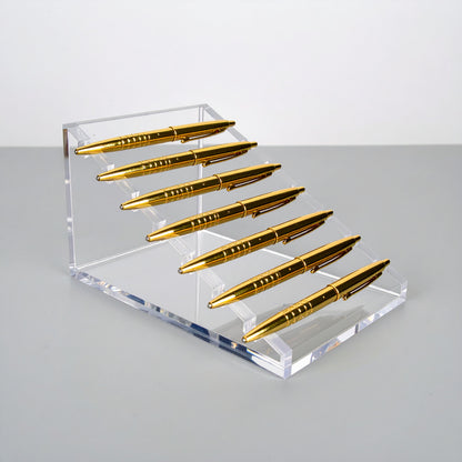 Acrylic Horizontal Pen Display — Clear Counter Stand