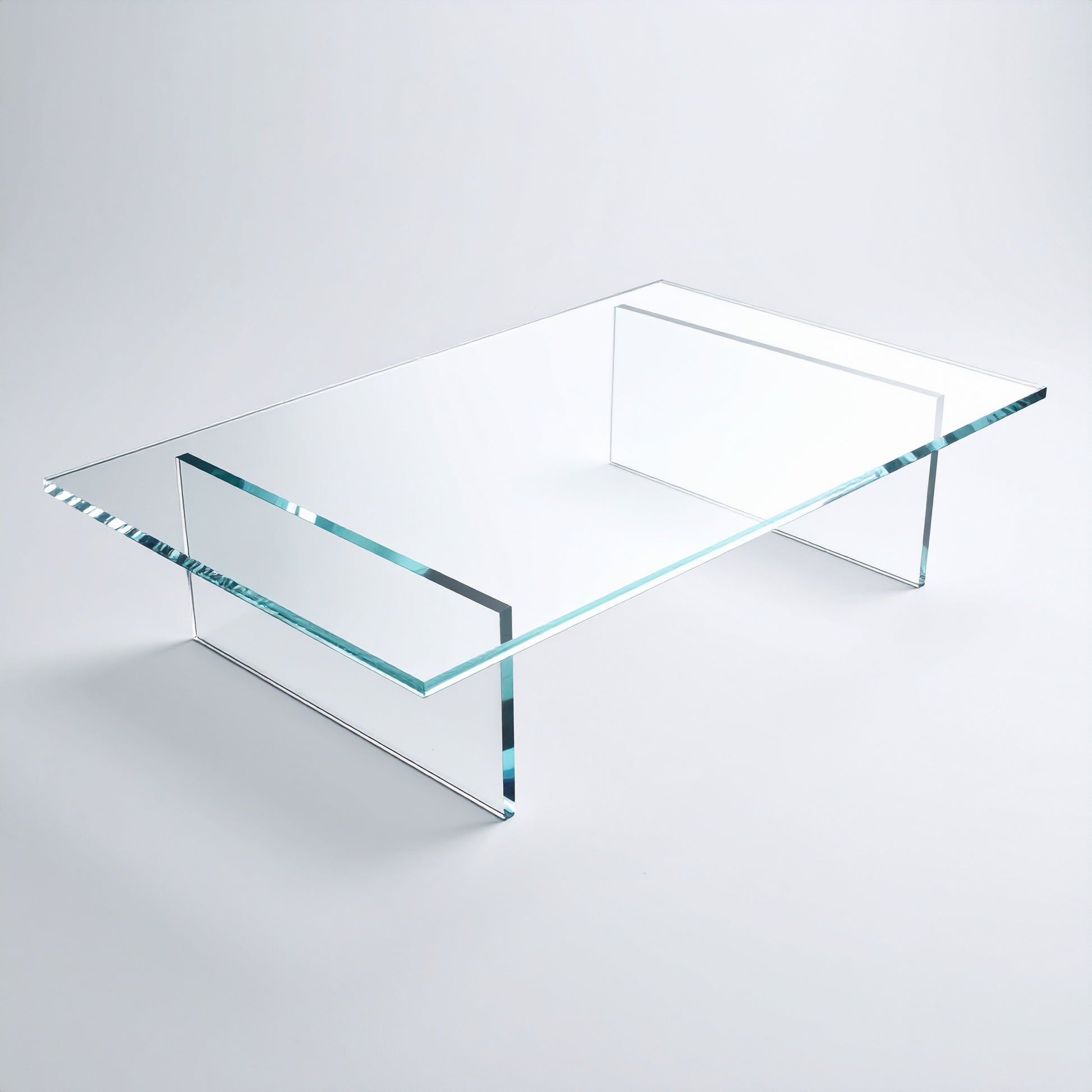 Acrylic Table-Style Riser — Clear Display Stand – clear acrylic display stand for retail, showroom, or countertop use, size 12 x 7 x 3. Made in the USA by WebAcrylics.
