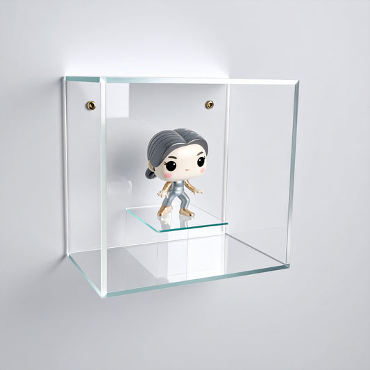 Clear Acrylic Cube Shelf — Display Organizer