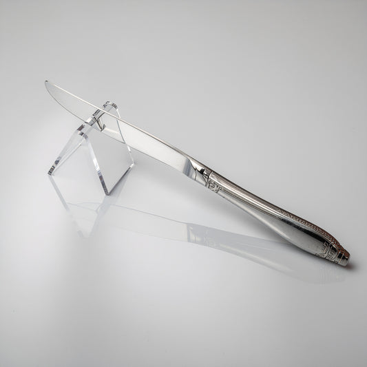 Clear Acrylic Knife Display — Countertop Stand – clear acrylic display stand for retail, showroom, or countertop use, size . Made in the USA by WebAcrylics.