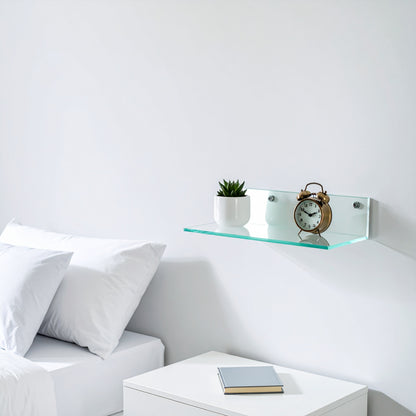 Clear Acrylic Wall-Mount Shelf — Display Ledge