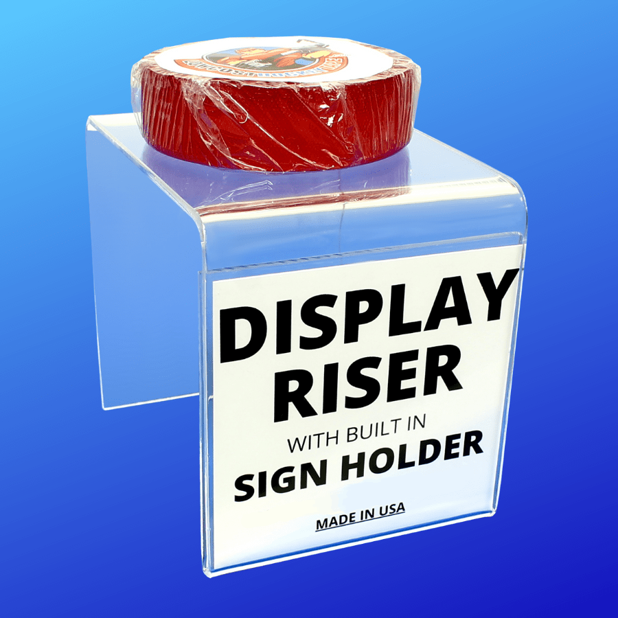 Display Riser Sign Holder