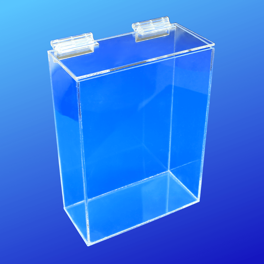 Acrylic box with a lid that closes