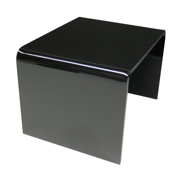 1/4 inch thick black acrylic display risers
